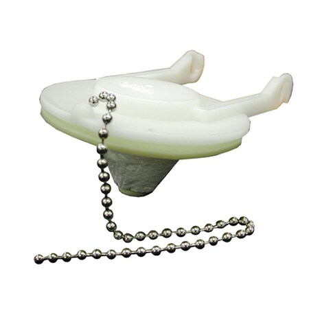 Eljer Flapper Original Style with Rigid Arms and Foam Cone with Beaded Chain C04011
